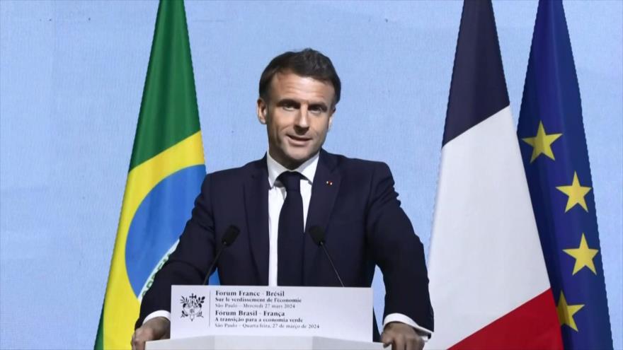 Macron pide “hacer un nuevo acuerdo” entre Mercosur y Unión Europea | HISPANTV