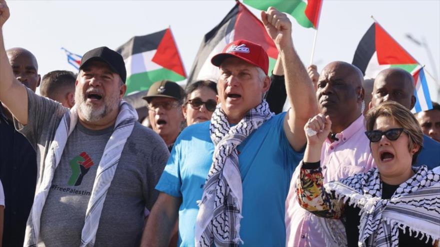 Presidente de Cuba condena genocidio israelí en la Franja de Gaza | HISPANTV