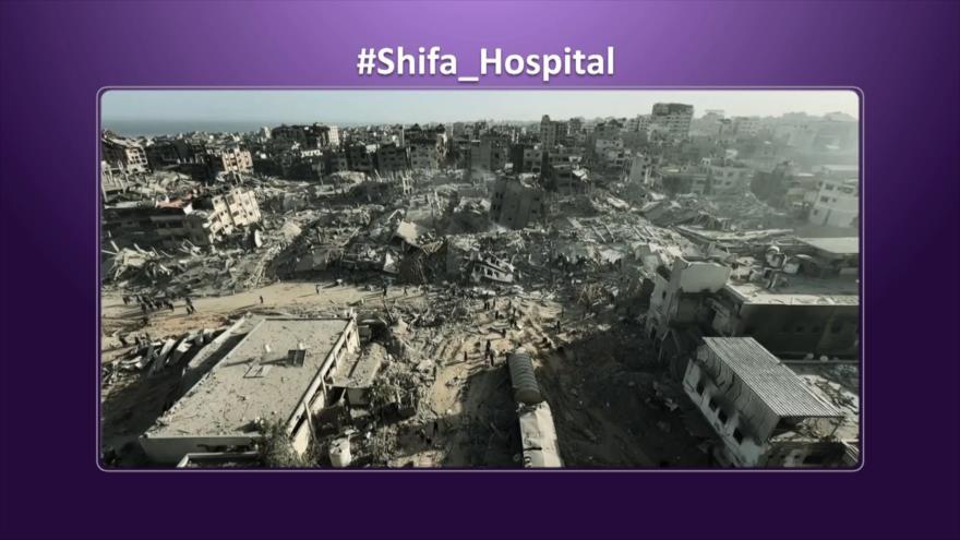 Hospital Al-Shifa devastado por la guerra israelí contra Gaza | Etiquetaje