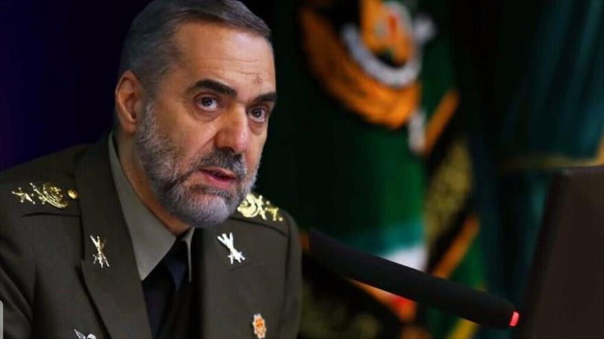 El ministro de Defensa de la República Islámica de Irán, Mohammad Reza Qarai Ashtian, 23 octubre de 2023.