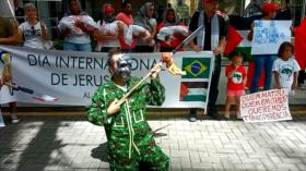 Brasileños repudian genocidio israelí en el Día Mundial de Al-Quds
