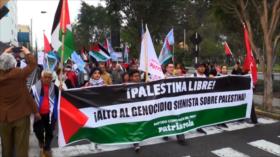 Marcha pro palestina en el Día Mundial de Al-Quds en Perú