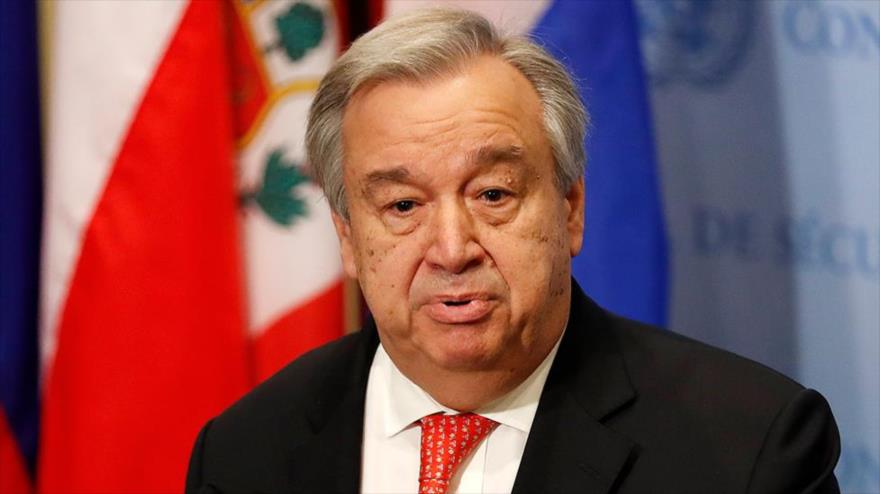 El secretario general de la Organización de las Naciones Unidas (ONU), António Guterres.
