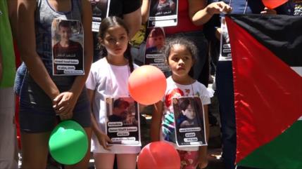 Caminata solidaria en Venezuela; reclaman justicia para Palestina