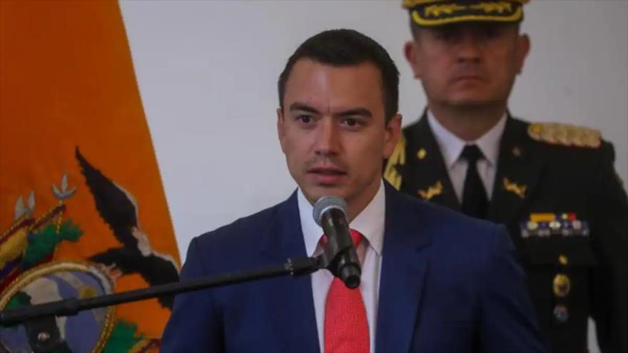 El presidente de Ecuador, Daniel Noboa.