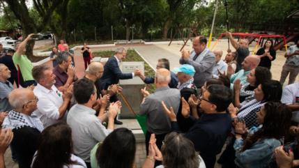 Reabren la ‘Plaza Palestina’ en el corazón de Sao Leopoldo de Brasil