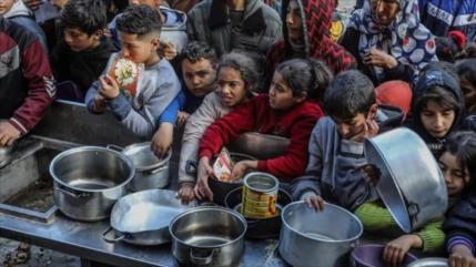 HRW: Niños gazatíes mueren de hambre; no vendan armas a Israel