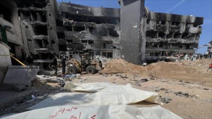 Impactante: Descubren 381 cuerpos en torno al hospital Al-Shifa