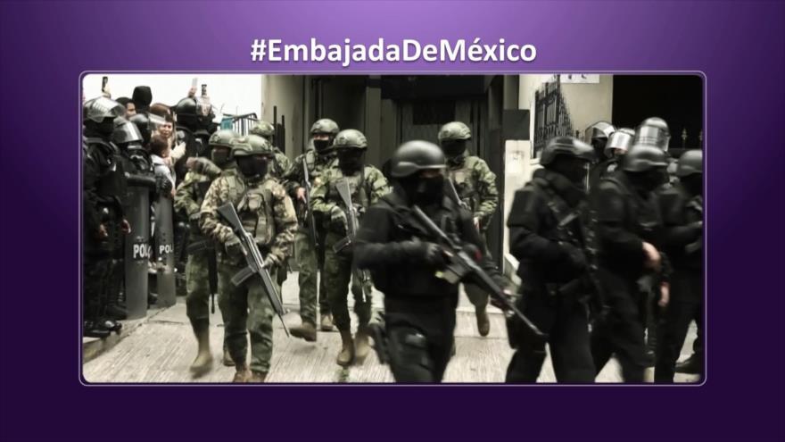 Severas críticas a Ecuador por asaltar embajada de México | Etiquetaje