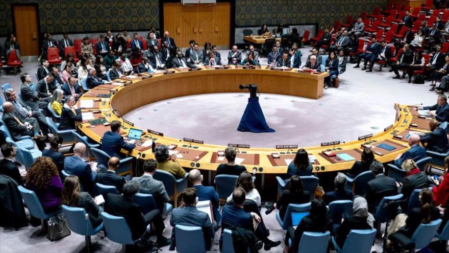 La reunión del Consejo de Seguridad de la ONU.
