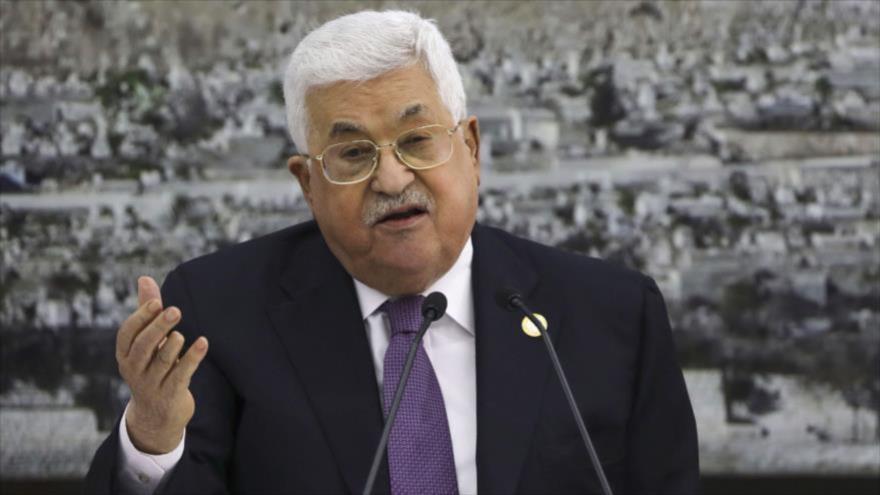 El presidente de la Autoridad Nacional Palestina (ANP), Mahmud Abás.
