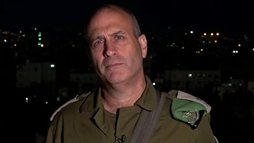 El comandante de la región central del ejército israelí, Yehuda Fuchs.
