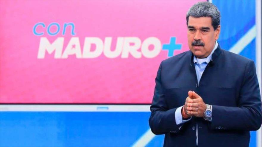 El presidente venezolano, Nicolás Maduro, en su programa televisivo.