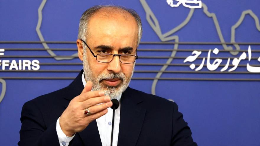 El portavoz del Ministerio de Asuntos Exteriores de Irán, Naser Kanani.

