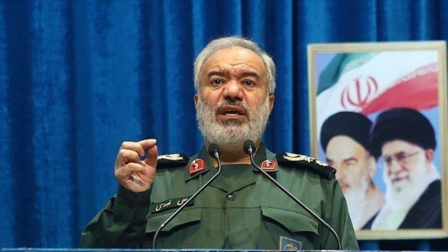 El comandante adjunto del Cuerpo de Guardianes de la Revolución Islámica (CGRI) de Irán, el general de brigada Ali Fadavi.
