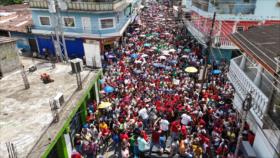 Vídeo: Venezolanos marchan en repudio a las sanciones de EEUU