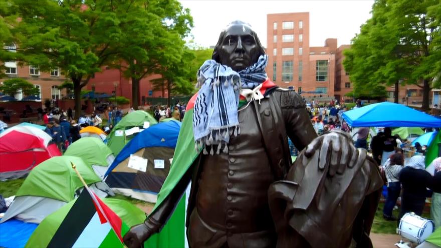Protestas universitarias por Palestina se extienden a Washington | HISPANTV