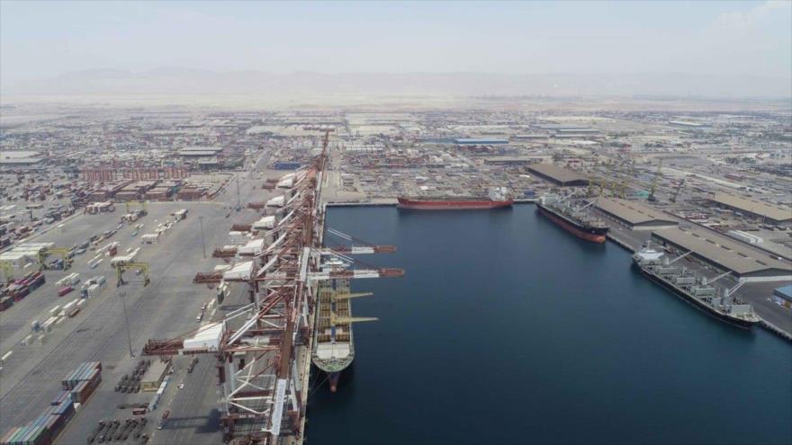 El puerto de Shahid Rajaei, situado en la sureña ciudad iraní de Bandar Abás, en el Golfo Pérsico.
