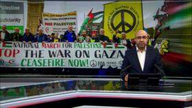 Londres y otras ciudades del mundo protestan contra crímenes en Gaza - Noticiero 21:30