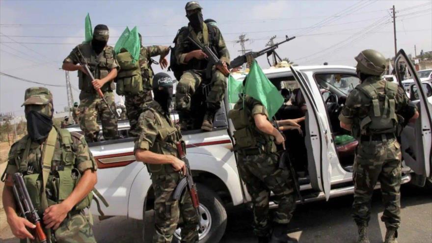 Combatientes de HAMAS en un desfile militar en Gaza. (Foto: AFP)