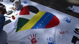 Estudiantes de Venezuela se movilizan por Palestina