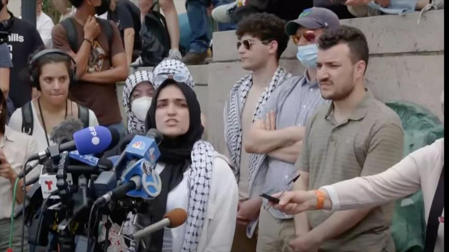 Estudiante de Columbia: No comerciamos con la sangre de palestinos | HISPANTV