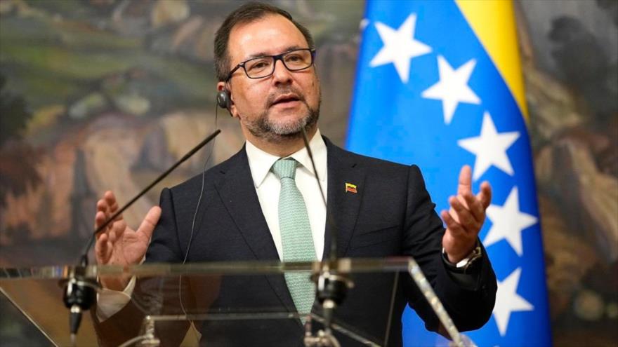 El ministro de Asuntos Exteriores de Venezuela, Yván Gil.