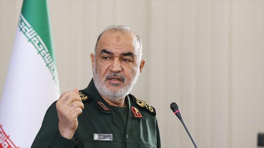 El comandante en jefe del Cuerpo de Guardianes de la Revolución Islámica (CGRI) de Irán, el general de división Hosein Salami. (Foto: IRNA)