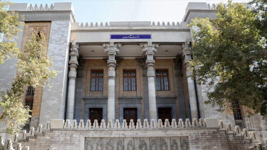 El edificio del Ministerio de Asuntos Exteriores de Irán, en Teherán, la capital.