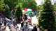 Izan la bandera de Palestina en la Universidad George Washington