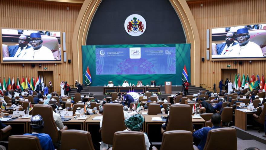 La 15ª sesión de la Organización de Cooperación Islámica (OCI) se celebró en Banjul, capital de Gambia, 4 de mayo de 2024. (Foto: Getty Images)