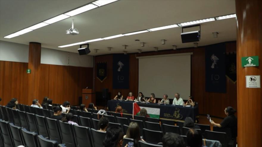 Estudiantes mexicanos y palestinos se unen contra genocidio en Gaza