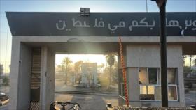 Resistencia: recibiremos con fuego a no palestinos en cruce de Rafah