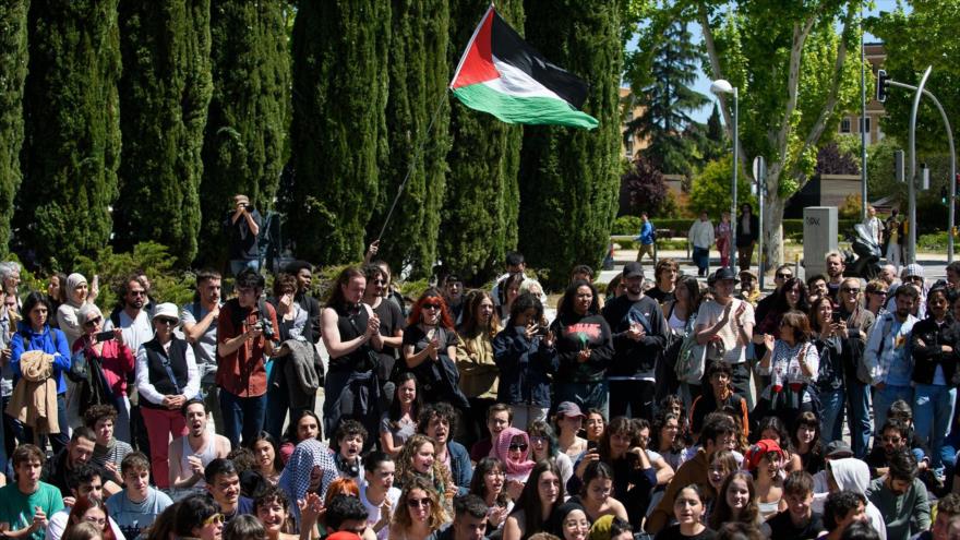Imágenes: Universidades españolas contra genocidio israelí en Gaza | HISPANTV