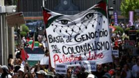 Miles de personas en Madrid piden al Gobierno romper lazos con Israel