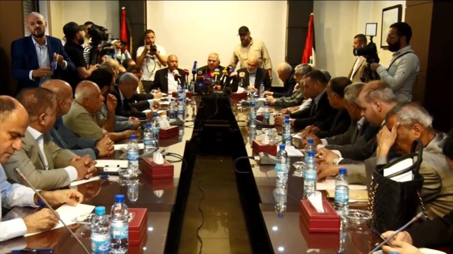 Líderes palestinos abordan en Siria estrategias de enfrentar a Israel