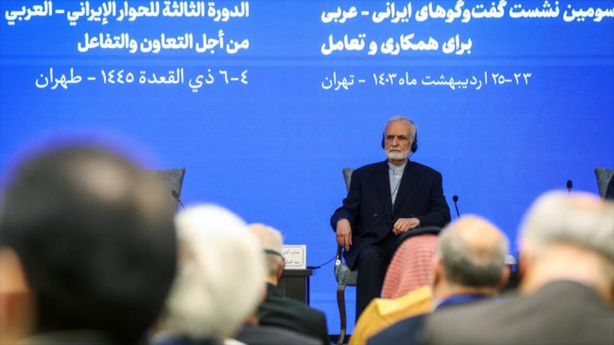 El presidente del Consejo Estratégico de Relaciones Exteriores de Irán, Seyed Kamal Jarazi, teherán, 12 de mayo de 2024.