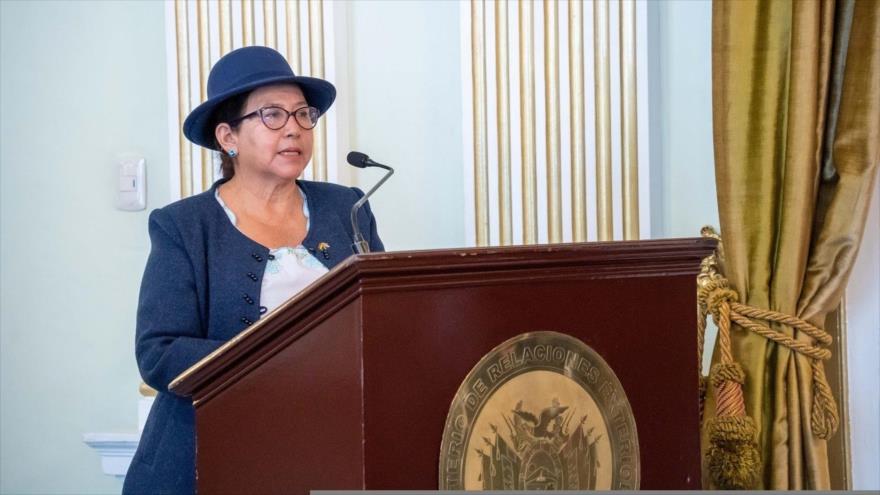 La canciller de Bolivia, Celinda Sosa.