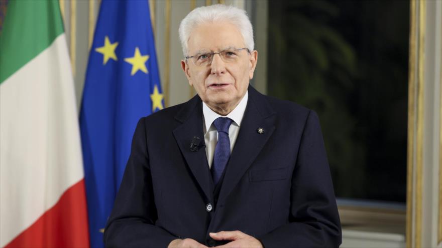 El presidente de Italia, Sergio Mattarella.