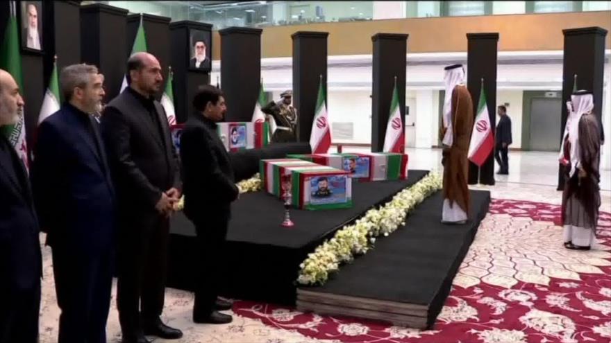 Representantes de países extranjeros rinden homenaje a Raisi