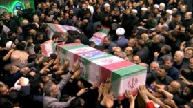 Millones de iraníes participan en funeral de Raisi en Teherán