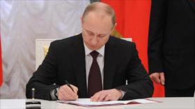 Putin firma decreto para usar activos estadounidenses en Rusia