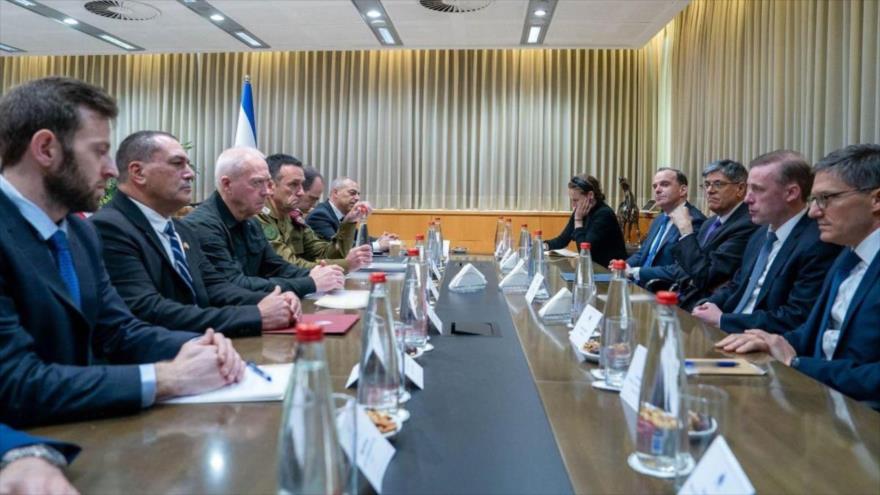Reunión del gabinete de Israel.