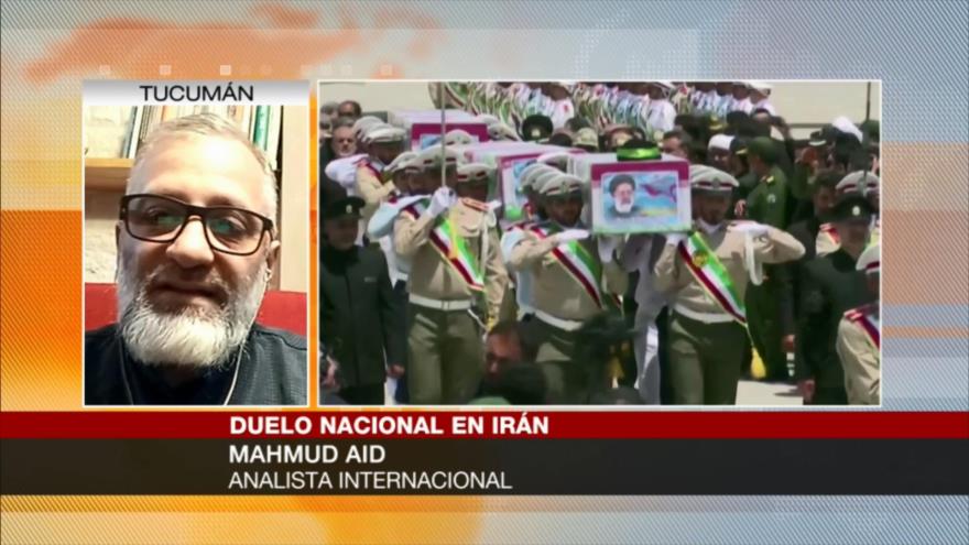 Es conmovedor el luto de los iraníes por su mártir presidente