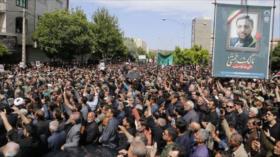 Iraníes dan último adiós al mártir Rahmati en noroeste del país