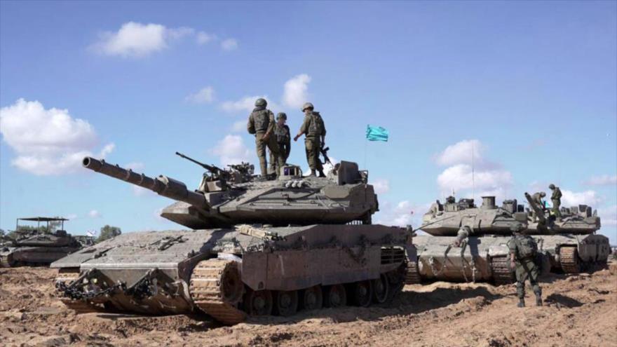 Tanques y soldados israelíes incursionan en Rafah, en el sur de la Franja de Gaza. (Foto: AFP)