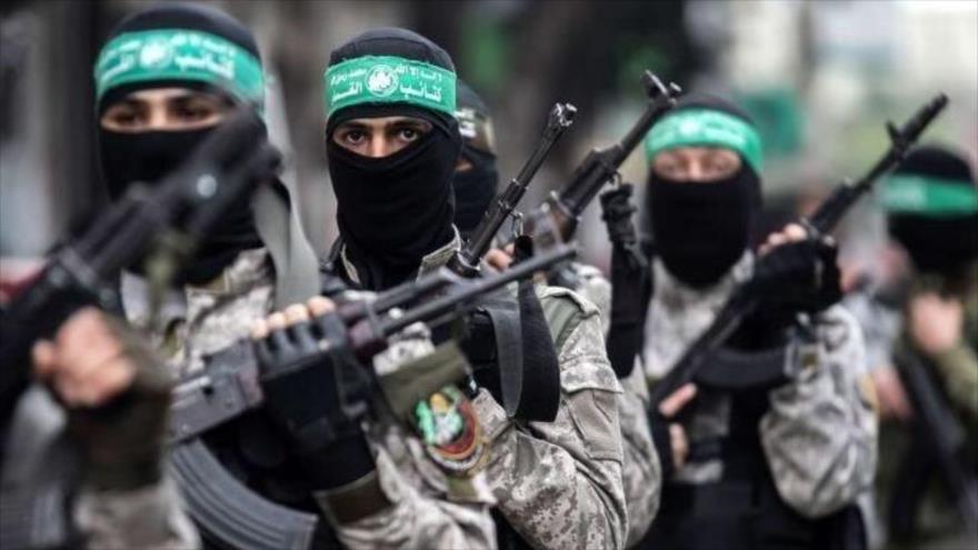 Las Brigadas de las Brigadas Al Qassam, el ala militar de HAMAS.