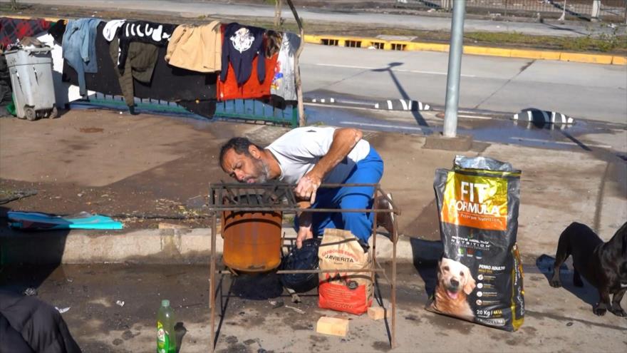 Crisis en Chile: pobladores quedan en la calle en pleno invierno