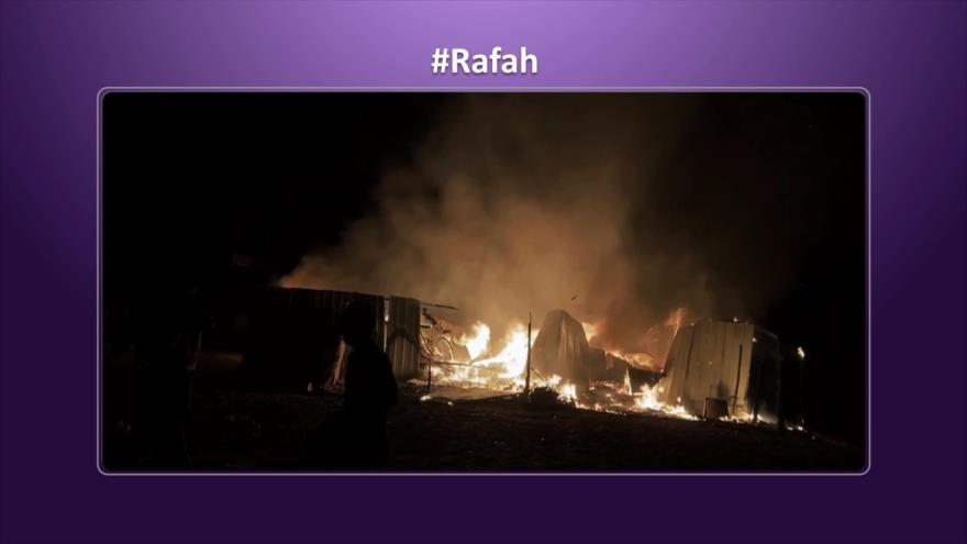 Atroz masacre del régimen israelí en Rafah | Etiquetaje