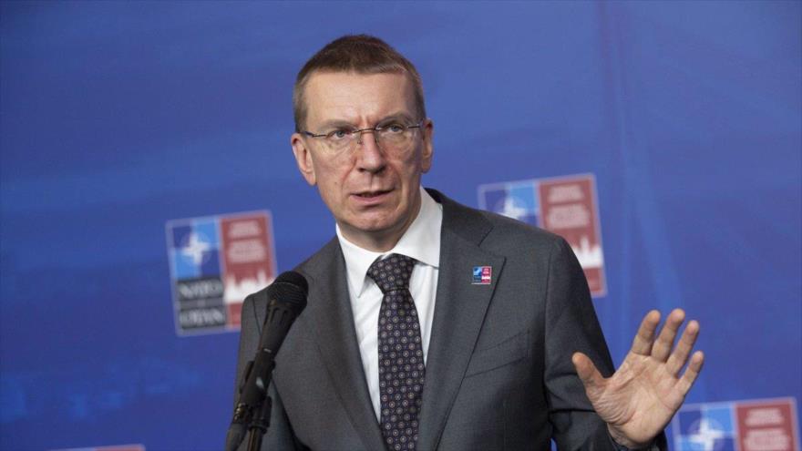 El presidente de Letonia, Edgars Rinkevics.
